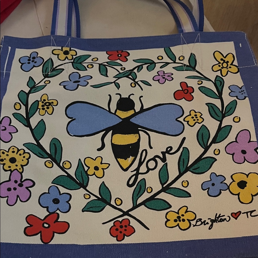 New You warm my Heart Brighton tote bag
